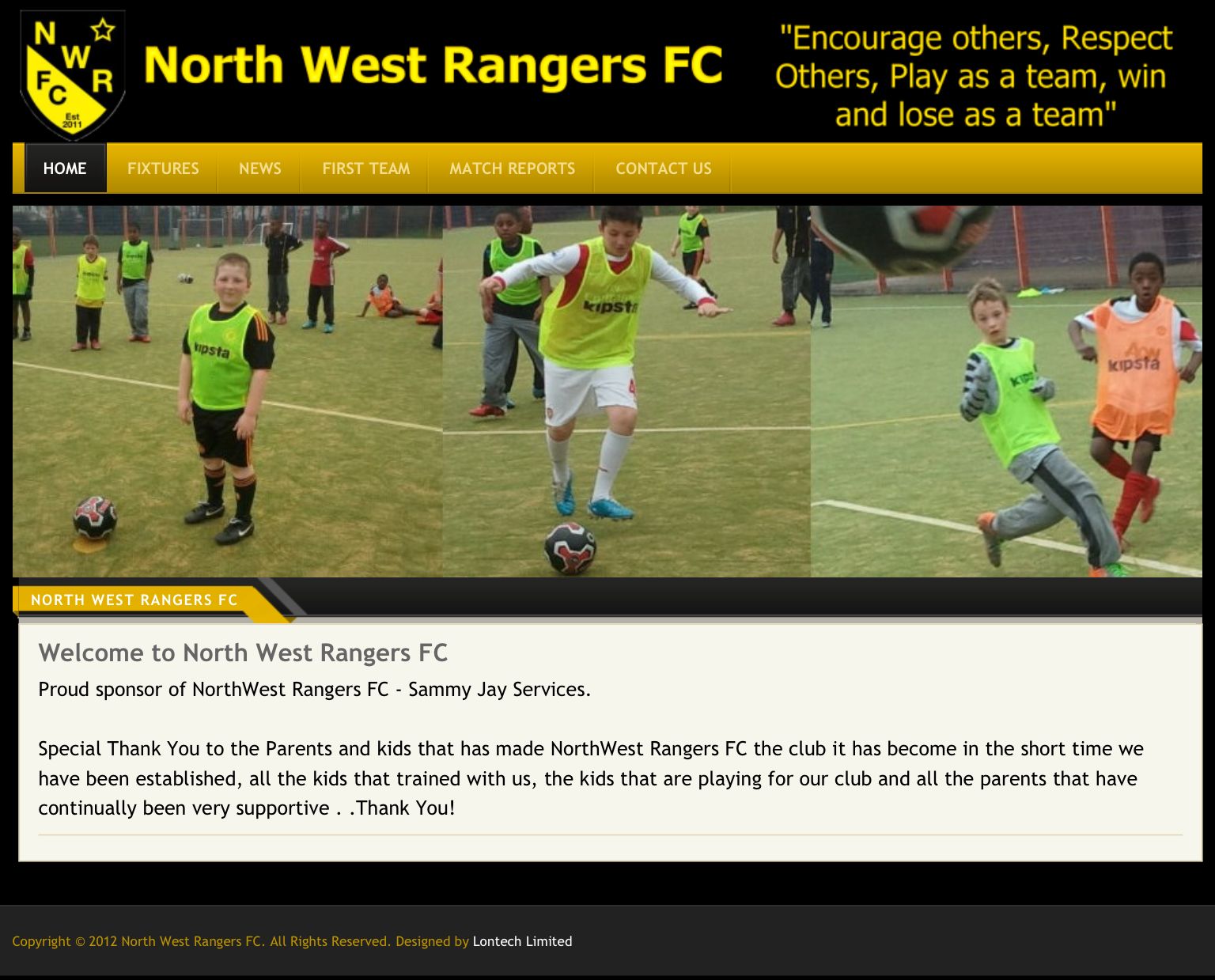 NorthWest Rangers FC Website